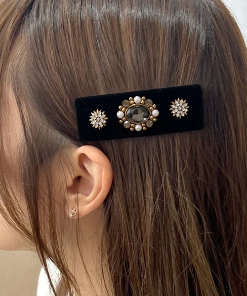 エルメス フラワーパターン ヘアピン 【公式通販】