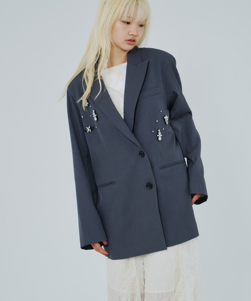 ジュエルシャインボクシージャケット / jewels shine boxy jacket