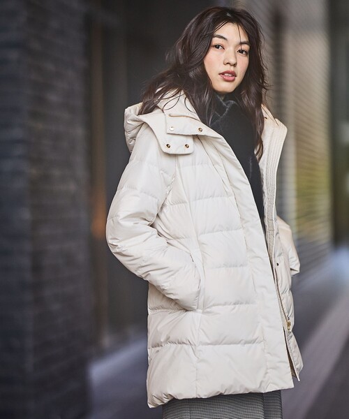 セール】【フード取り外し可能】楽映えリッチロング丈ダウン（ダウン