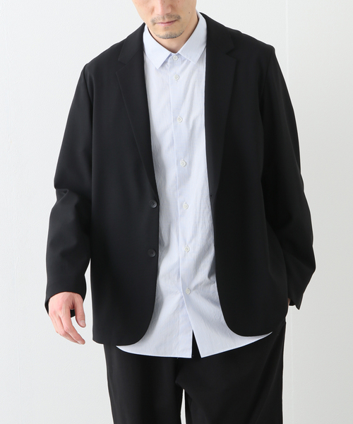 セール】【ATON / エイトン】WOOL OXFORD TAILORED JACKET（テーラード