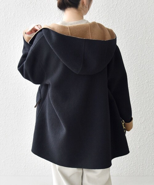 SHIPS any: リバー フーデッド Aライン ミドル コート（その他アウター