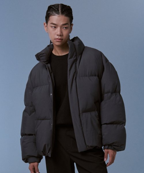 セール】デイリープファーショートダウンジャケット [ディムグレー