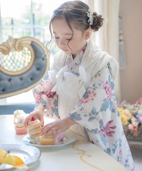 セール】七五三3点セット 被布・着物・肌襦袢（着物）｜Catherine