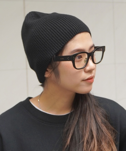 AP STUDIO ウールカシミヤニットビーニー 美品 ウールカシミヤニット