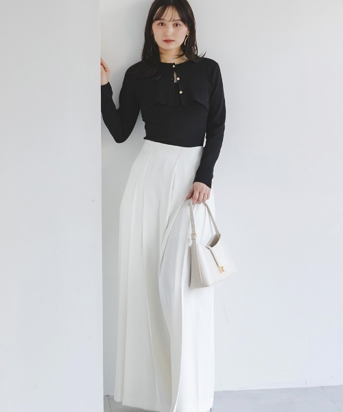 SNIDEL（スナイデル）の「スーパーワイドタックパンツ（その他パンツ