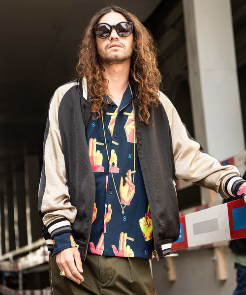 glamb（グラム）の「【glamb】SMOKEロング開襟シャツ（シャツ/ブラウス