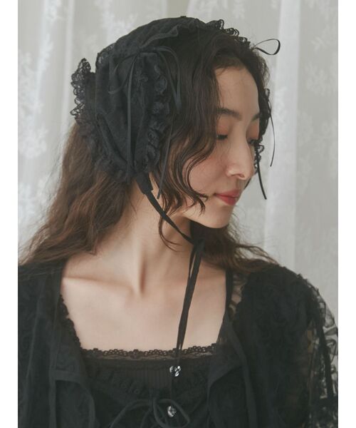 merry jenny（メリージェニー）の「ribbon lace headdress / リボン