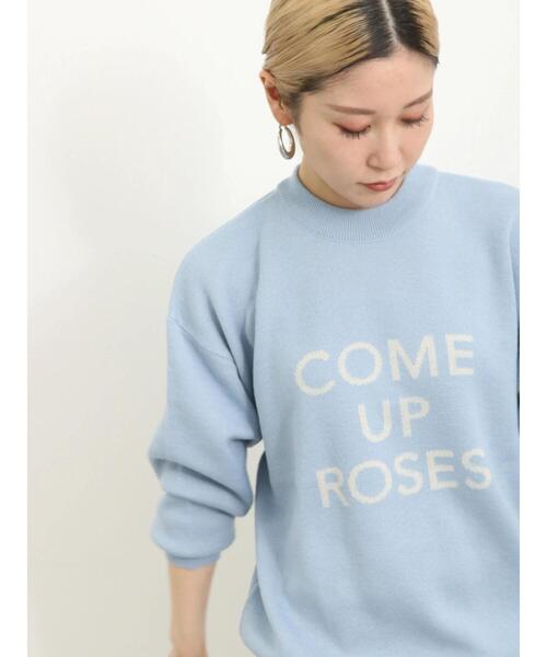 Samansa Mos2 blue（サマンサモスモスブルー）の「アソートロゴニット