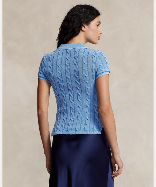 ケーブルニット ポロシャツ（ニット/セーター）｜POLO RALPH LAUREN