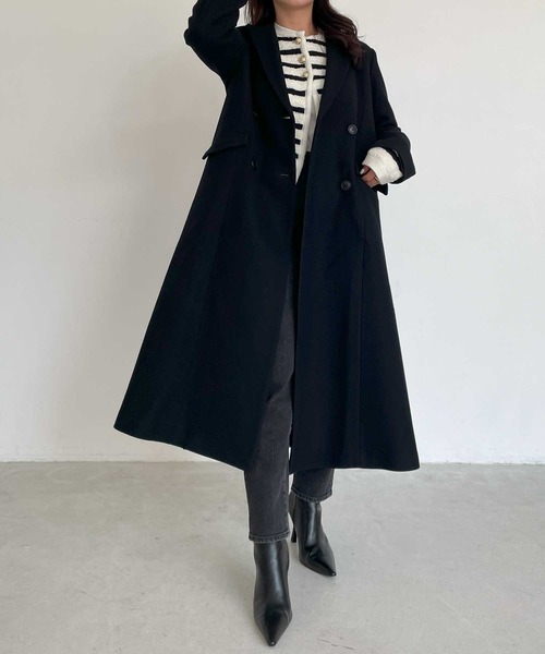 LIBJOIE（リブジョア）の「ボアロングコート（チェスターコート）」 - WEAR