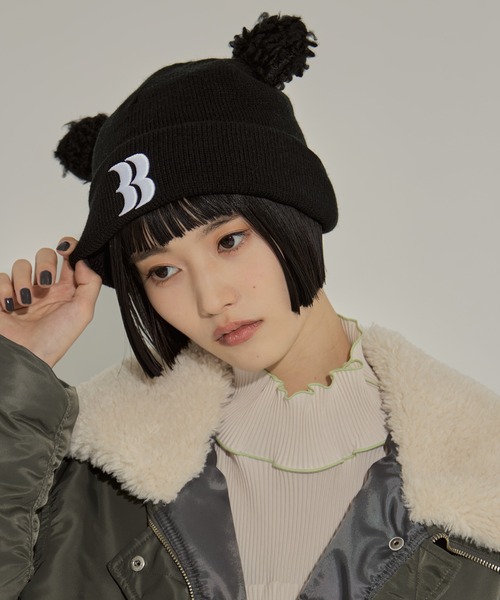 セール】【BASICKS/ベーシックス】Removable Bear Ear Beanie