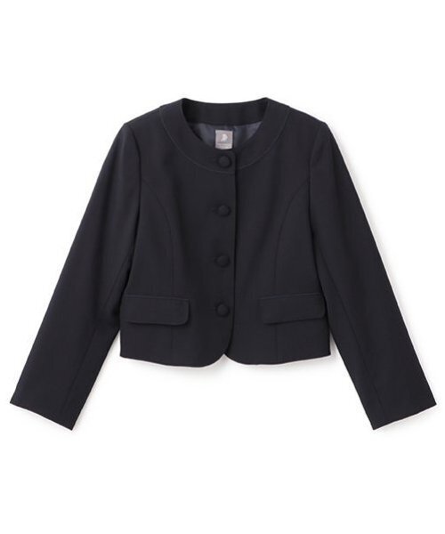 サキソニーノーカラージャケット（スーツジャケット）｜pom ponette
