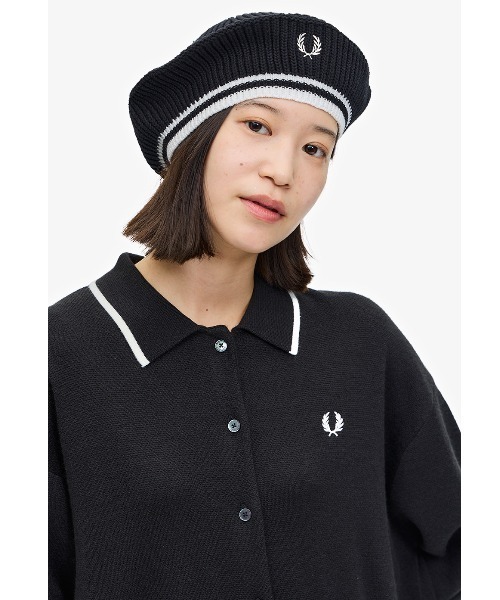 FRED PERRY（フレッドペリー）の「Knitted Beret（ハンチング/ベレー帽