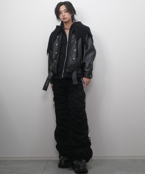 GRANCY】Shirred Damage design Cotton Pants / シャーリングダメージ