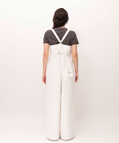 ホワイトデニムタックベアサロペット | ジョンブル公式通販/JOHNBULL