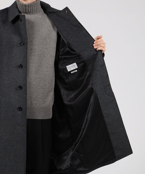 セール】ウールカシミヤ ステンカラーコート（ステンカラーコート