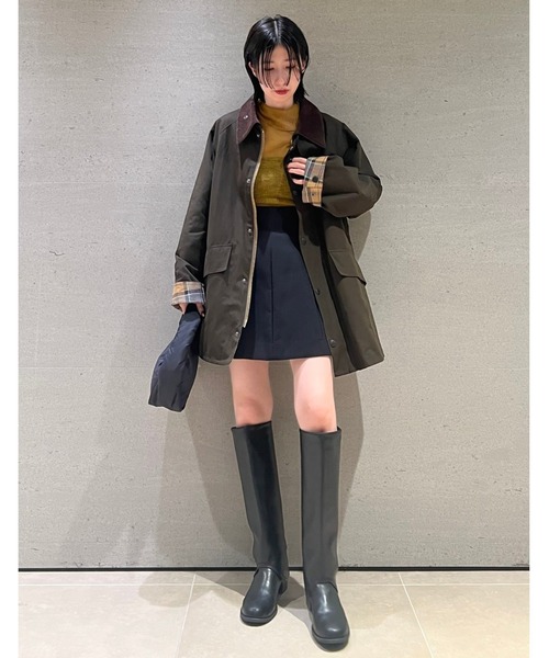 FRAY I.D（フレイアイディー）の「【Barbour】ミドルレングス