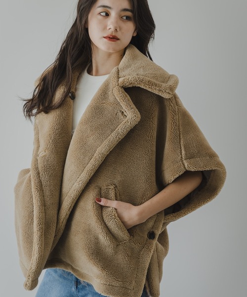 セール】テディベアポンチョコート（ポンチョ）｜rectangle