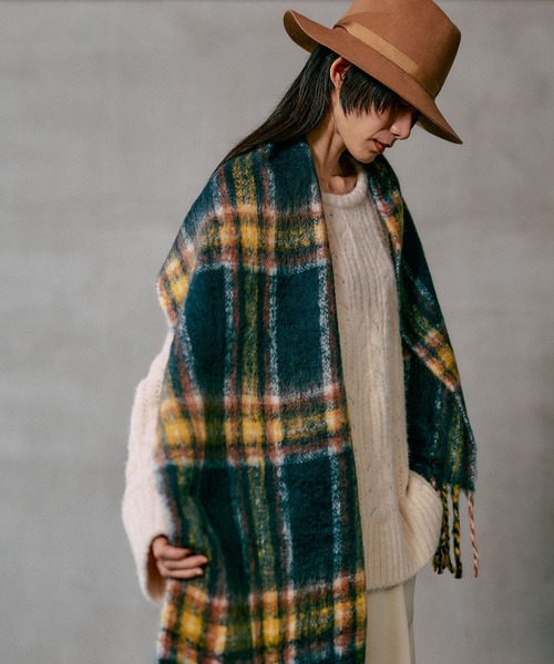 LEPSIM（レプシィム）の「インドチェックストール 581687（ストール