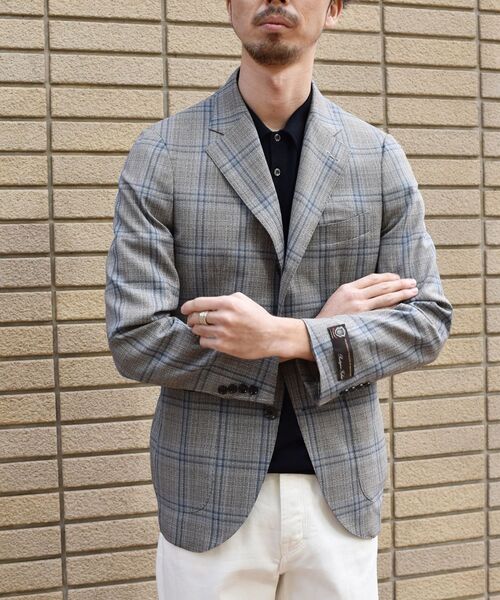 セール】SHIPS: タリア ディ デルフィノ グレー ウィンドウペン