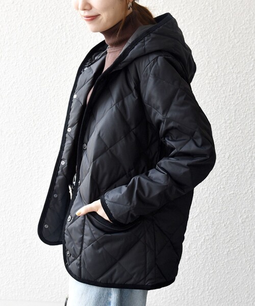 SHIPS any別注】TAION:〈手洗い可能〉パイピング フード ジャケット