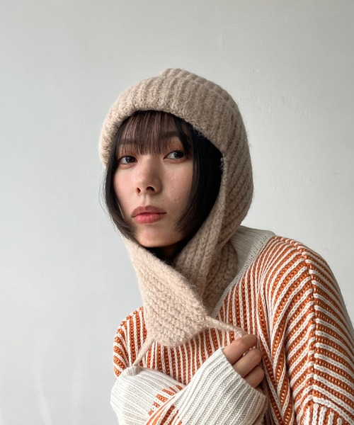 AS KNOW AS plus（アズノゥアズプラス）の「畦編みフライトニット