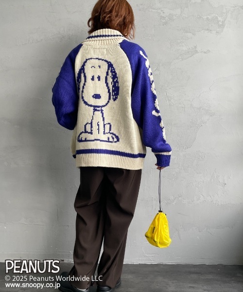 セール】[SEQUENZ/シークエンズ] SNOOPY ワイドシルエットカウチン