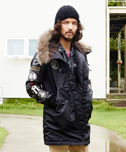 ヒステリックグラマー/プリマロフト入り N3B フライトジャケット