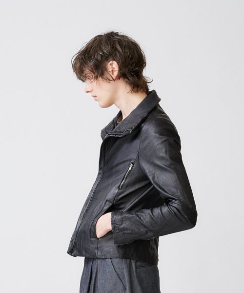 SOLUMN LEATHER BLOUSON TYPE-2（ライダースジャケット）｜TROVE