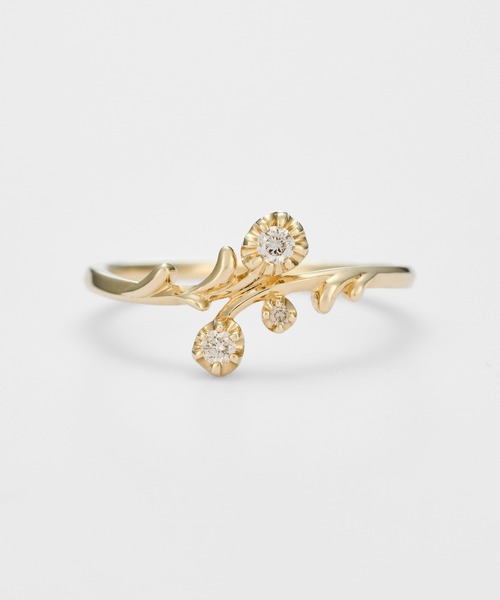 K10ダイヤモンドリング（0.08ct）（リング）｜agete（アガット）の