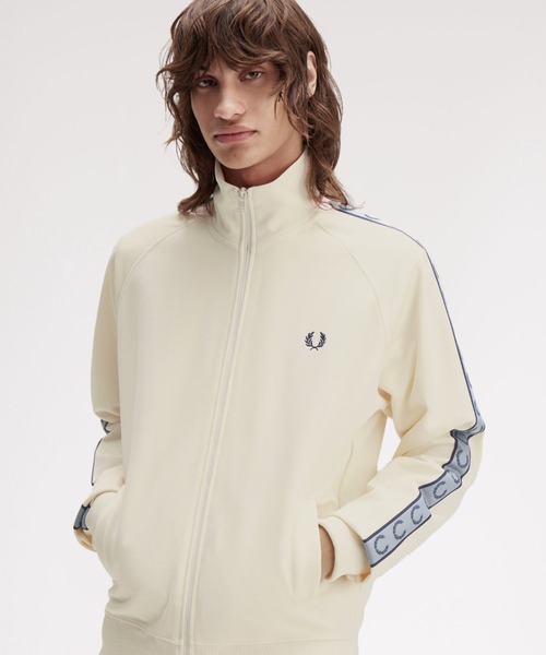 セール】Contrast Tape Track Jacket／フレッドペリートラック