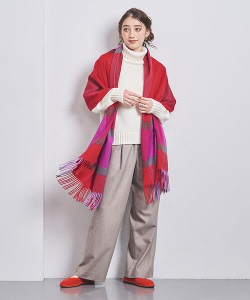 elegancese（エレガンセーゼ）の「＜elegancese＞カシミヤ チェック