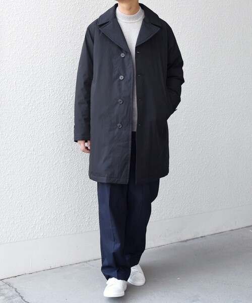 セール】SHIPS any:〈撥水/防風等〉多機能 ダウン クラシカル ミドル