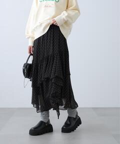 セール】ティアードチュールラインストーンスカート（スカート）｜Mila