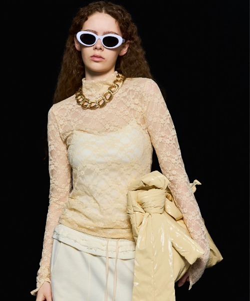 MAISON SPECIAL（メゾンスペシャル）の「Lace Turtle Top/レース