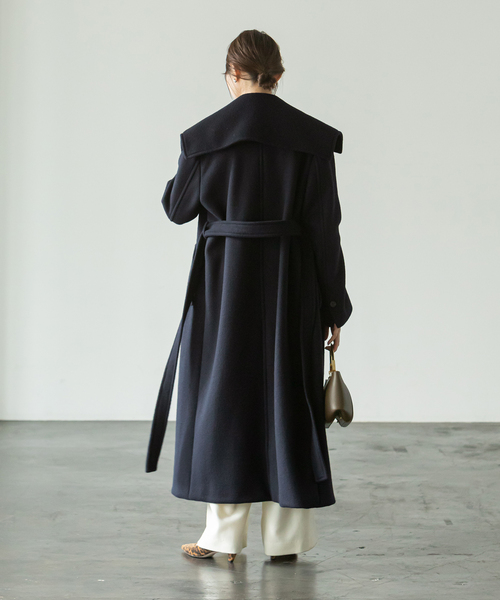 Noble（ノーブル）の「ダブルビーバービッグカラーコート（その他