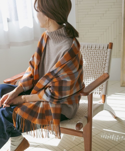 セール】ウールチェックストール（ストール/ショール）｜URBAN