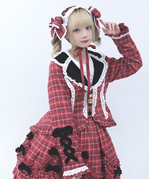 Chalmiere（シャルミエール）の「タータンチェックジャケット