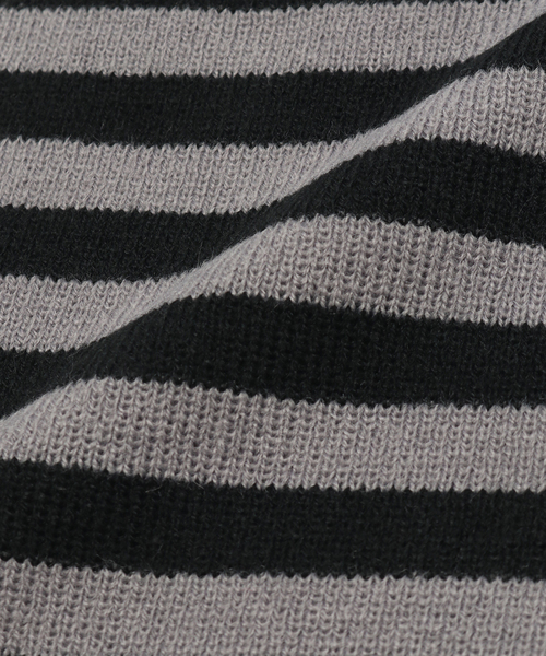 AFB / エーエフビー BORDER LONG BEANIE（ニットキャップ/ビーニー