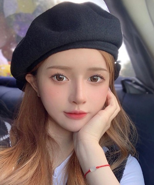 セール】[サイズ調整可能]一点投入で品あるレディに。シンプルフェルト