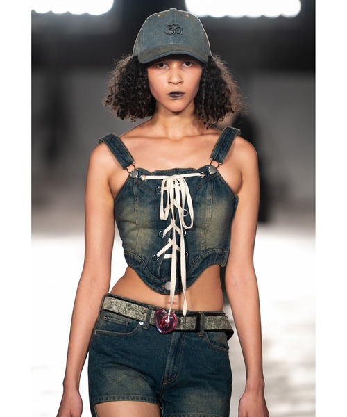 PAMEO POSE（パメオポーズ）の「Charming Heart Belt Denim（ベルト