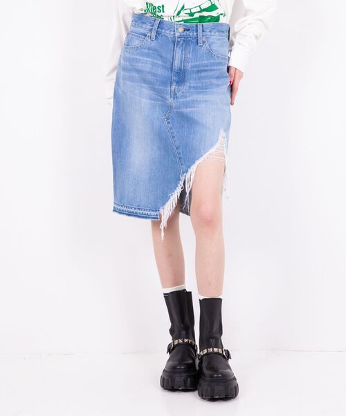 HYSTERIC GLAMOUR（ヒステリックグラマー）の「クラッシュデニムミニ