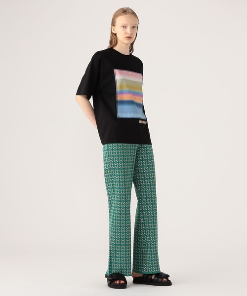 クロスタイルジャカード ニットパンツ（その他パンツ）｜CABaN