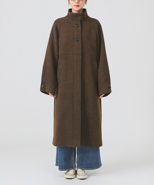 セール】スタンドカラー シングル コート（ステンカラーコート）｜Ray