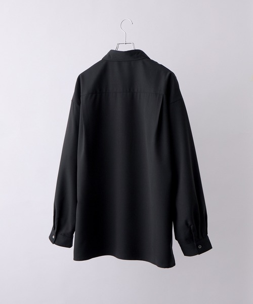セール】【CLEL】Balloon Sleeve Loose Regular Collor Shirt