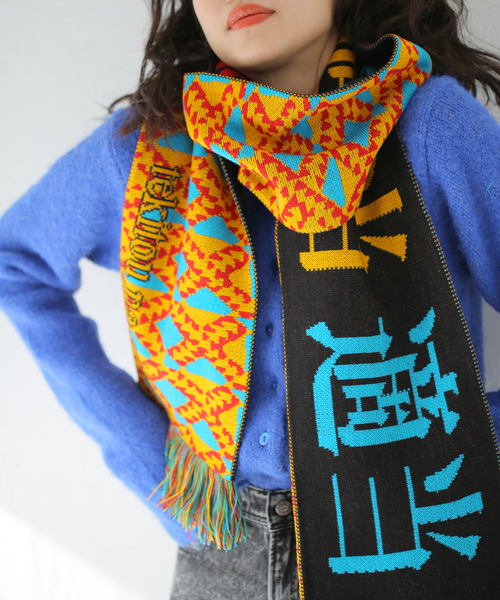 MONTMARTRE NEW YORK】Tekitou Scarf：マフラー（マフラー