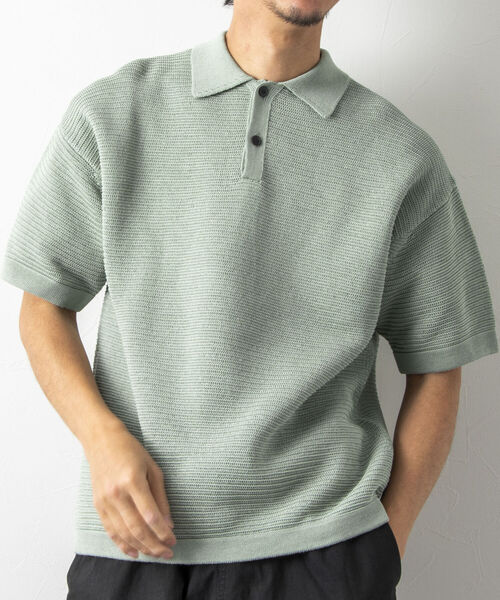 BATONER（バトナー）の「【BATONER/バトナー】THE SUMMER KNIT POLO