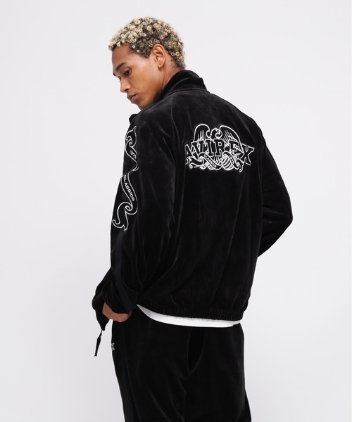 AVIREX（アヴィレックス）の「《WEB&DEPOT限定》VELOUR TRACK JACKET