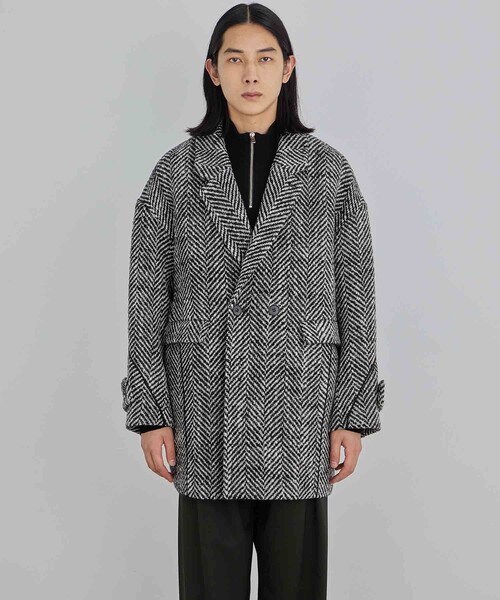 セール】ツイードウールミドルコート（チェスターコート）｜UNITED