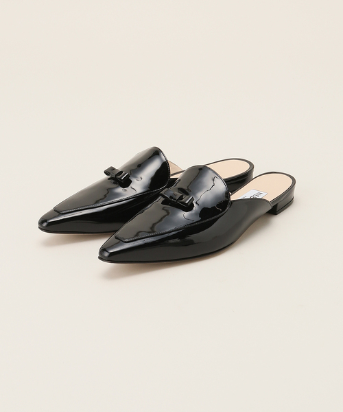 セール】NEBULONI E. （ネブローニ）Pink Ribbon Patent ミュール